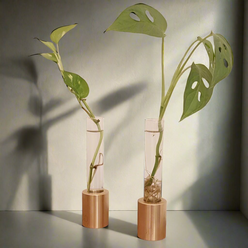 Pure Brass vases and candle holders (pair)